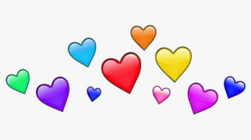 Freeetoedit Heart Crown Heartcrown Colors Rainbow Rainb - Yellow Flower Crown Transparent, HD Png Download, Transparent PNG