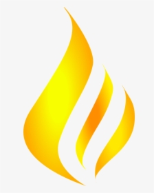 Gold Flame Symbol, HD Png Download, Transparent PNG