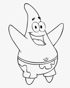 Transparent Patrick Star Png - Spongebob Patrick Coloring Page, Png Download, Transparent PNG