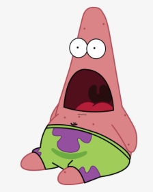 Patrick Star Shocked Clipart , Png Download - Patrick Star Derp, Transparent Png, Transparent PNG