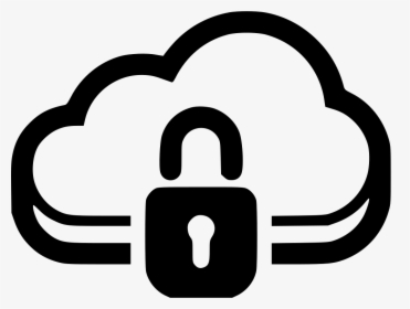 Jpg Black And White Stock Cloud Encrypted Connection - Internet Safety Png, Transparent Png, Transparent PNG