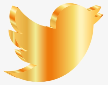Twitter, Social Media, Communications, Social, Media - Twitter Logo In Yellow, HD Png Download, Transparent PNG