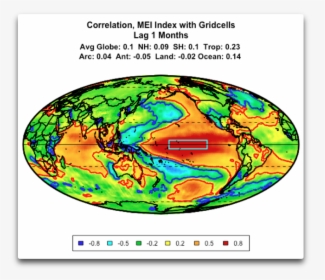 Ceres Correlation Mei And Globe - Atlantic Pacific Seesaw, HD Png Download, Transparent PNG
