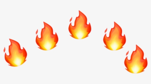 #emoji #crown #emojicrown #fire #hot #tumblr   @berilarts 🔥🔥🔥🔥 - Fire Emoji Png Transparent, Png Download, Transparent PNG