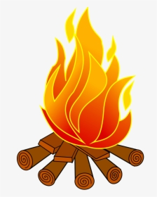Animated Fire Image - Clip Art Camp Fire, HD Png Download, Transparent PNG