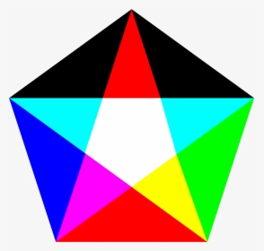 Square,triangle,symmetry - Imagenes De Un Pentagono A Color, HD Png Download, Transparent PNG