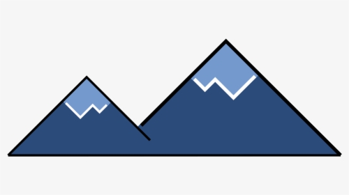 Angle,line,triangle - Mountain Minimal Icon, HD Png Download, Transparent PNG