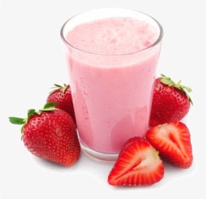 Strawberry Milkshake E-liquid - Strawberry Juice With Milk, HD Png Download, Transparent PNG