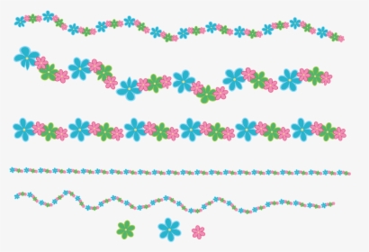 Flowers, Garland, Spring, Green, Pink, Plant, Romantic, HD Png Download, Transparent PNG