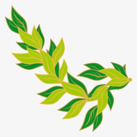Clipart - Green Leaves Border Clip Art, HD Png Download, Transparent PNG