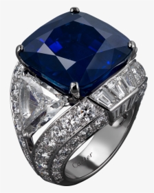 Blue Diamond Ring Png Clipart - Diamond, Transparent Png, Transparent PNG