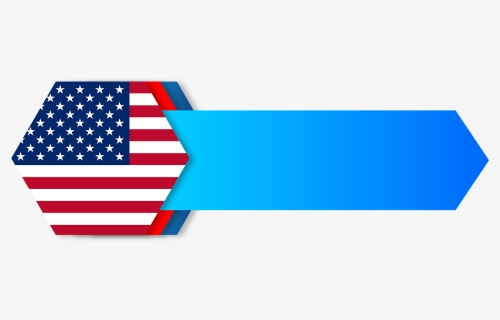 Flag, United States, Arrow, Pointer, Banner, Holiday - American Flag, HD Png Download, Transparent PNG