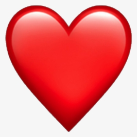 Heart Emoji Transparent Png - Heart Emoji Iphone, Png Download, Transparent PNG