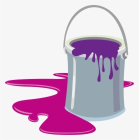 Clip Art Paint Bucket Clipart - Paint Can Clip Art, HD Png Download, Transparent PNG