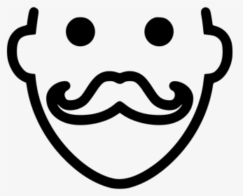 Mustache Png Icon Free Download Onlinewebfonts Com - Icon, Transparent Png, Transparent PNG