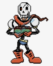 Hey, It S Me Again, The One Who Made The Axe Sans Sprite - Undertale Papyrus Colored Sprite, HD Png Download, Transparent PNG