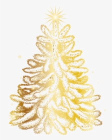 Tree Christmas Gold Transparent Png Image High Quality, Png Download, Transparent PNG