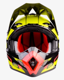 Motorcycle Helmet Lazer Mx8 Geotech Pure Carbon Yellow - Motocross Helmet Png Transparent, Png Download, Transparent PNG