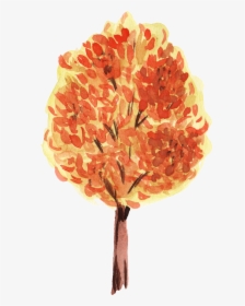 Transparent Fall Tree Png - Watercolor Autumn Tree Png, Png Download, Transparent PNG