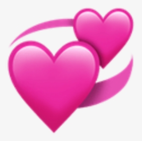 Pink Heart Emoji Png - Double Heart Emoji Png, Transparent Png, Transparent PNG