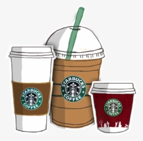 To Arrive In Italy - Starbucks Coffee Drawing, HD Png Download, Transparent PNG