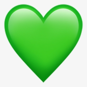 Emotions Clipart Heart - Green Heart Emoji, HD Png Download, Transparent PNG