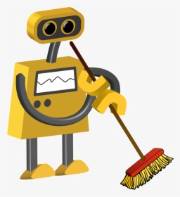 Cartoon Robot With Clear Background Clipart , Png Download - Cartoons With Transparent Background, Png Download, Transparent PNG
