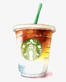 Coffee Latte Tea Starbucks - Starbucks Transparent Background, HD Png Download, Transparent PNG