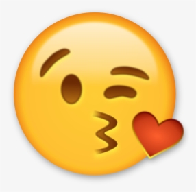 Heart Emoji Png - Kiss Emoji Clip Art, Transparent Png, Transparent PNG