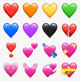 Heart Emoji All Colors, HD Png Download, Transparent PNG