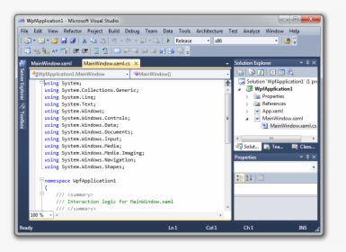 Visual Studio Program Cs, HD Png Download, Transparent PNG