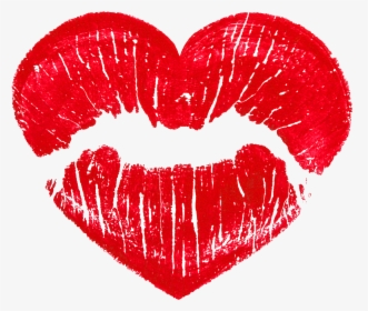 Red Heart Kiss Emoji, HD Png Download, Transparent PNG