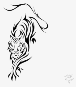 Tiger Tattoos Png Clipart - Tatuajes De Tigres Tribales, Transparent Png ,  Transparent Png Image - PNGitem