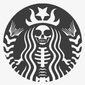 Starbucks, Halloween, And Black Image - Starbucks Halloween Logo, HD Png Download, Transparent PNG