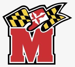Maryland Terps Logo Png Transparent - University Of Maryland Flag Logo, Png Download, Transparent PNG