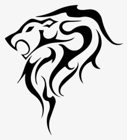Clipart Tribal Panther Image Png Image Clipart - Tribal Lion Tattoo Design, Transparent Png, Transparent PNG