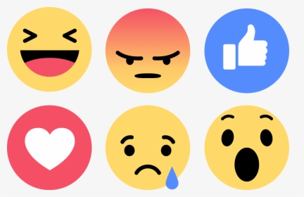 Facebook Emojis Png - Facebook Like Buttons Png, Transparent Png, Transparent PNG