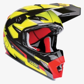 Motorcycle Helmet Lazer Mx8 Geotech Pc Black Carbon - Motorcycle Helmet, HD Png Download, Transparent PNG