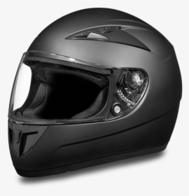 T Shadow Dull Black Helmet   Class - Motorcycle Helmet, HD Png Download, Transparent PNG