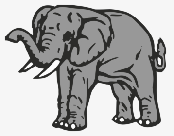 Art,carnivoran,indian Elephant - Coat Of Arms Elephant, HD Png Download, Transparent PNG