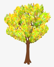 Autumn Tree Png Transparent , Png Download - Pohon Musim Semi Dengan Warna Hitam Png, Png Download, Transparent PNG