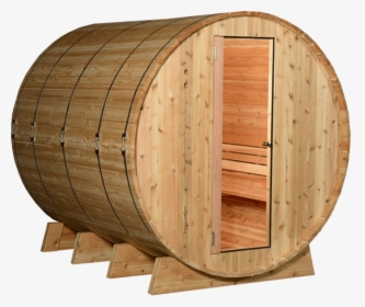 Outdoor Barrel Sauna - Barrel Sauna, HD Png Download, Transparent PNG