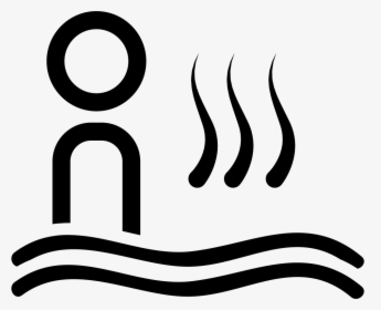 Person Sweating In A Sauna - Icono De Jacuzzi Png, Transparent Png, Transparent PNG