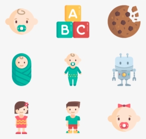 Baby Icon Elements, HD Png Download, Transparent PNG