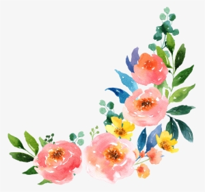 Watercolor Flowers Paper Painting Watercolour Free - Water Paint Flowers Png, Transparent Png, Transparent PNG