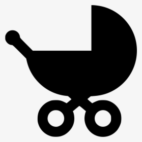 Baby Stroller Silhouette, HD Png Download, Transparent PNG