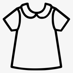 Baby Dress - Dress Clipart Black And White, HD Png Download, Transparent PNG
