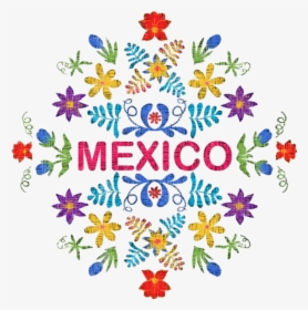 Colorful Cute Mexicanart Mexico - Vector Floral Mexican Pattern, HD Png Download, Transparent PNG