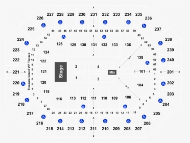 Target Center Seating Chart, HD Png Download, Transparent PNG