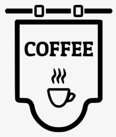 Coffee Shop Sign - Coffee Shop Icon Png, Transparent Png, Transparent PNG